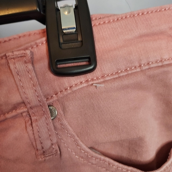 Buffalo David Bitton Havana 18/38 High Rise Soft Stretch Ankle Skinny Pink - Picture 6 of 13